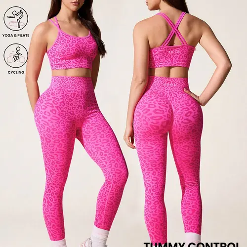 Women's Seamless Sports Suit, Tank Top Bra Set, Seamless Gym Sets, Seamless Gym Yoga, Fitness Clothing, Quick Dry, Sleeveless, Slim Fit, Plain, All Seasons, Ideal for Cycling and Daily Wear