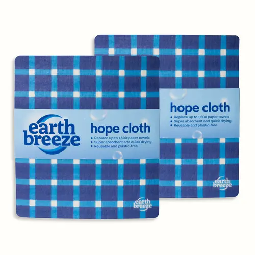 Earth Breeze Hope Cloth: Reusable Paper Towel & Swedish Dishcloth, Sustainable Paper Towel Alternative for Kitchen