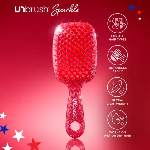 UNbrush Sparkle Hair Brush