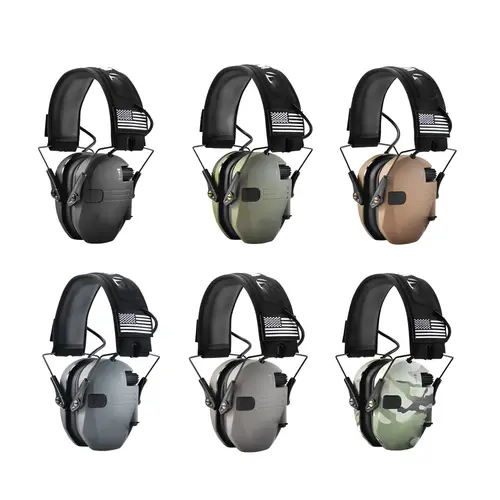 Over-Ear Wired Tactical Headphones - Secure Over-Ear Fit, High-Quality Sound, Noise Cancelling, Adjustable, Work Safety Equipment for Shooting Users, 1-Piece Tactical Gear