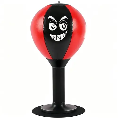 Unisex Compact Desk-Friendly Desktop Punching Bag - Double Suction Cup Base, Upgraded Spring, Durable Boxing Ball, Stress Relief Boxing Equipment for Office/Home, Fun Birthday Gift for Adults