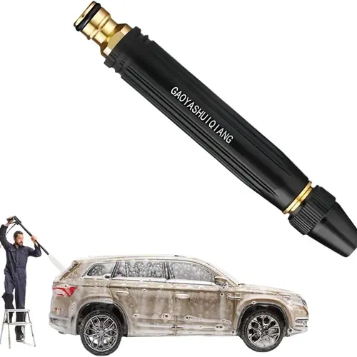 Metal Heavy-Duty High-Pressure Anti-Leakage Car Wash Hose Sprayer Nozzle - 3 Adjustable Spray Modes Car Wash Accessories for Garden Watering & Floor Rinsing