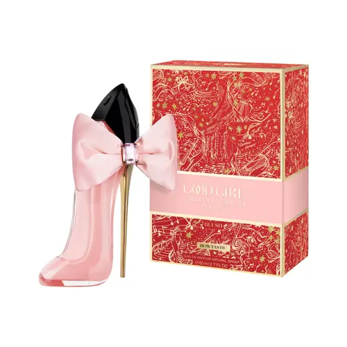 Women's Carolina Herrera Good Girl Blush Bowtastic Eau de Parfum (EDP) 2.7 fl oz Limited Edition Single Item Small Bottle Fragrance with Peony, Ylang Ylang, Vanilla, Tonka Bean | Floral Fruity Scent