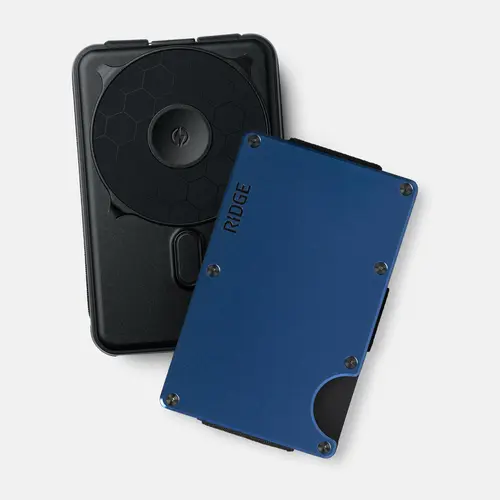Ridge Wallet 2.0 + Ridge Power Bank | Slim RFID Blocking Metal Wallet | MagSafe Compatible Battery Pack