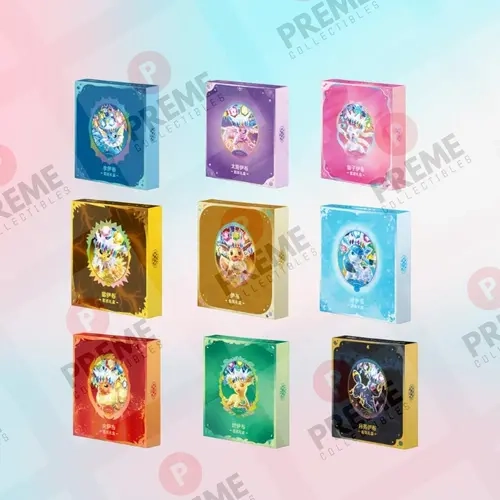 Pokémon "Eevee & Friends" Premium Collection Binder Set – Gift for Collectors Chinese Prismatic Evolutions CSV9.5C