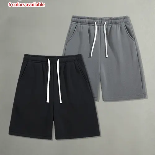 Multi-pack men’s casual shorts featuring a drawstring waist; skin-friendly, breathable, and versatile. Summer loose-fit men’s shorts for everyday wear, sports, and fitness.summervibes