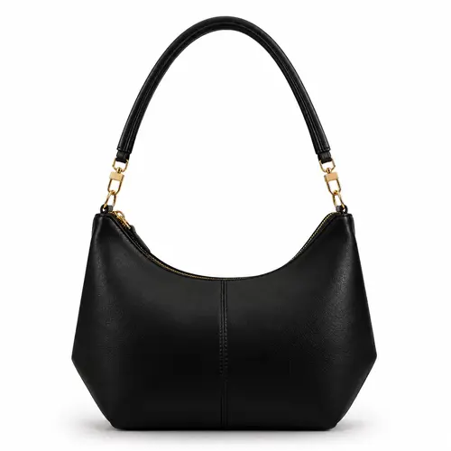 Carrypop Crescent Hobo Style Women's Crossbody & Shoulder Bag for Women, Modern Vegan Handbag with Top Zipper, Adjustable Strap, Underarm Carry, 3 Pocket Organize, Ideal Gift
