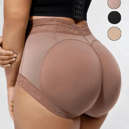 Women's Seamless Smooth Shaping Briefs, Waist Cinching Underwear, Casual Plain Design, All-Season Wear