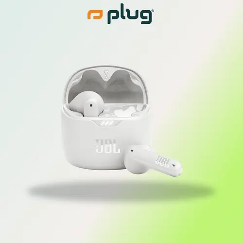 Refurbished JBL Tune Flex - White - Excellent Condition with 1-Year Warranty by Plug
