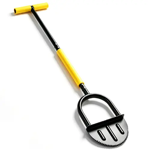 42in Heavy Duty Half Moon Grass Edger Tool - Sharp Blade for Clean Borders, Non-Powered Multifunctional Shovel, Essential Garden Equipment for Weed Cutting, Home Hardware Hoes & Rakes