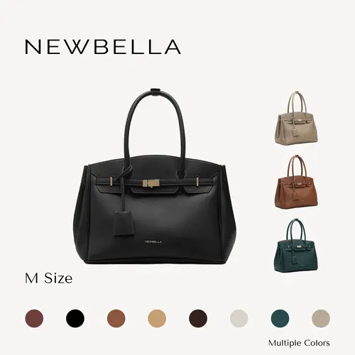 NEWBELLA Miranda M 13-Inch Laptop Tote Bag with Organizer and Adjustable Crossbody Strap for Work and Office #sohoch