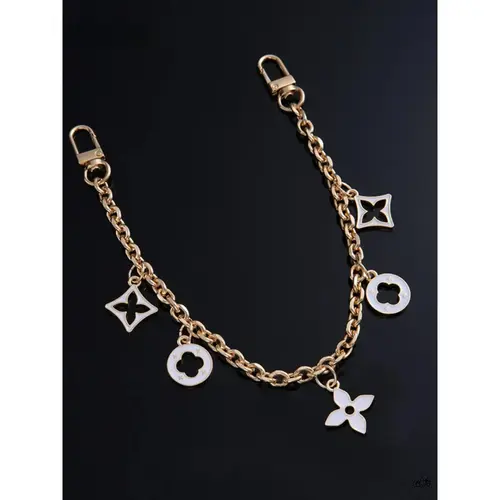 Chic Sturdy Enamel Chain Strap Extender with Stylish Metal Ornament, Practical DIY Accessory for Tote Bags, Purses & Bag Charms Enhancement, Purse