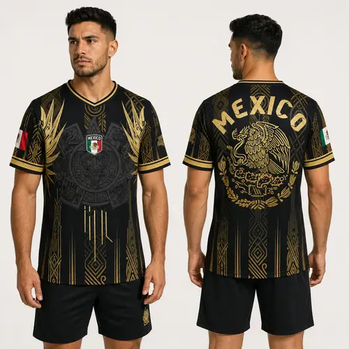 Mexican Aztec Soccer Jersey for Men, 2026 Mexico Football Jersey, Great Soccer Gift for Fans and Players, Game Day Outfit Idea