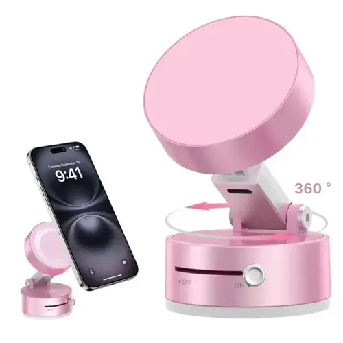 Joytutus 360° Rotatable Vacuum Suction Car Phone Holder Universal for Apple & Android with Powerful Suction GPS Navigation Hands-Free Calls Compact Design fathersdaygift Multifunctional Car Accessories Vehicle Mount, Phone Holder For Car Dashboard