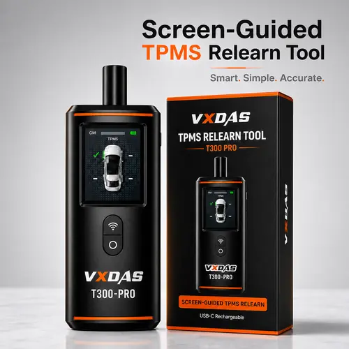 [GM & Ford]VXDAS T300 Pro Screen-Guided TPMS Relearn Tool Tire Sensor TPMS Reset Tool Tire Pressure Monitor System Activation Tool for GM Ford Chevy/Buick/Cadillac/Lincoln Vehicles 2026 Upgraded Edition, Car Tools fathersdaygift sohochic
