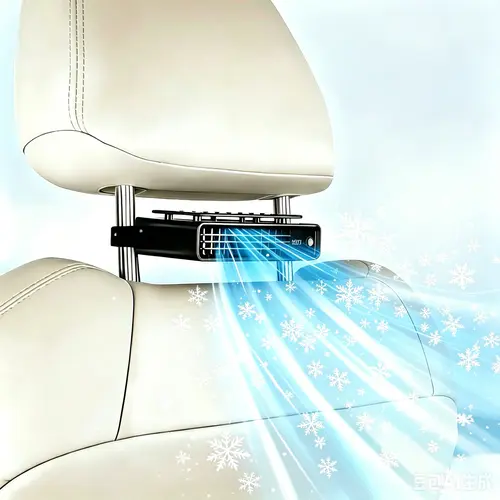【Summer Survivals】JOYTUTUS 2026 Car Seat Fan Clip On Fan, USB Rechargeable Fan with LED Display, 360° Rotation, 100 Speeds Adjustment, Detachable Clip, Magic Tape, 20Hr 3000mAh Battery Summer Fan for Car Baby Stroller Backseat,car accessories