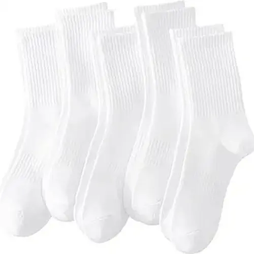 Men's Athletic Training Sports Socks - Cushioned Sports Socks with Elasticity, Quarter-Ankle Fit, Steadier Arch Hold, and Cushioned Toe Support