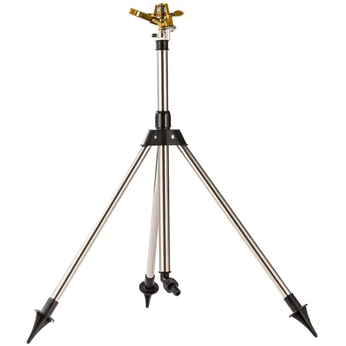 Impulse Sprinkler with Tripod Base | Versatile Water Tool for Lawn & Garden Irrigation