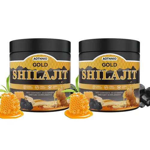 Shilajit Gummies with Organic Manuka Honey | Supports Energy, Stamina & Active Lifestyle | Dietary Supplement | 30 Count