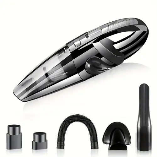 ADKING Handheld Vacuum Cleaner, 5000PA Super Strong Suction, 1800mAh Large Capacity, Low Noise, 5 Matching Attachments for Car Interior & Home Cleaning, Pink Cars Accessories Gift for Women, Cordless Vacuum, Car Detailing Products