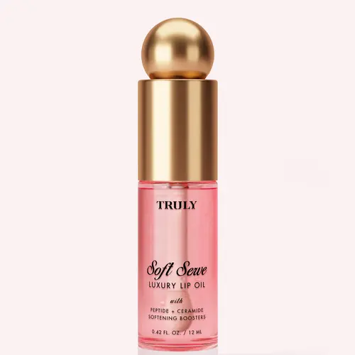 Luxury Peptide Lip Oil | Moisturizing Plump Formula with Peptides, Vitamin E & Ceramides | Softens Dry, Chapped Lips & Restores Smoothness | Non-Sticky, Glossy Finish