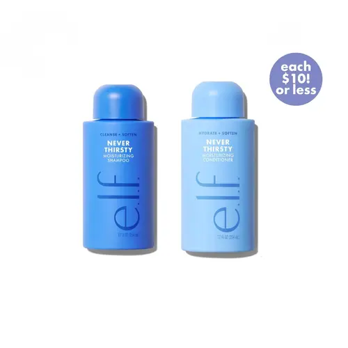Never Thirsty Shampoo & Conditioner: Moisturize + Strengthen in One Set