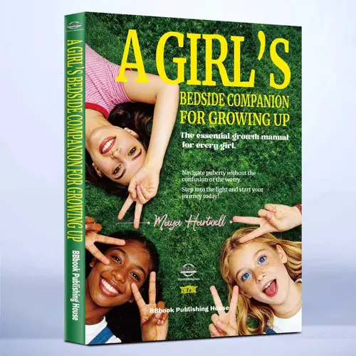 English Puberty Guide Book for Teens - Girl's Bedside Companion, Builds Resilience, Encourages Self-Acceptance to Navigate Growing Up Confidently
