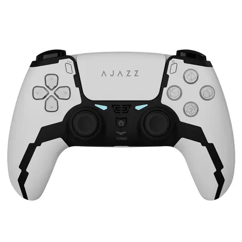 AJAZZ GP100 PS Hall wireless game controller, Gaming controllers, Bluetooth wired dual-mode adaptation PS4/PC touch screen design Hall joystick linear trigger six axis asymmetrical vibration motor 1200mAh long endurance multi system compatibility