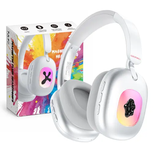 Ferrofluid Headphones RGB Music Reactive Over Ear Bluetooth Headphones – Sound You Can See
