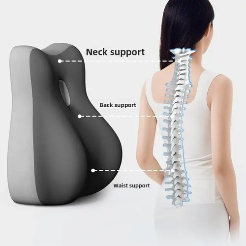 【summerwins】Memory Foam Ergonomic Wedge Pillow for Sleeping, Acid Reflux & GERD Relief - Elevation Bed Support Pillow for Back Pain, Post Surgery Recovery, Reading with Removable Washable Cover