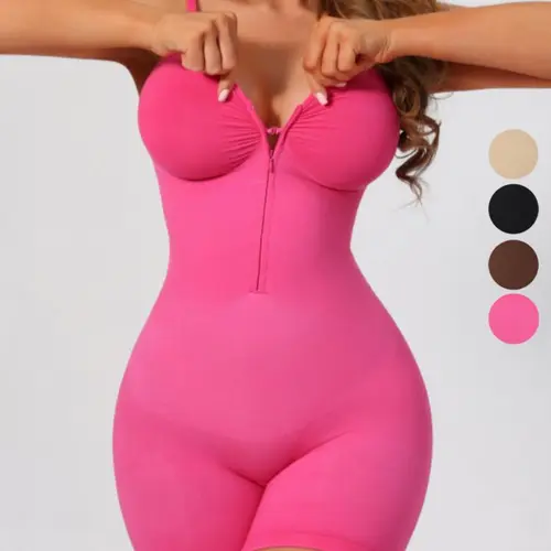 Women's Colombian Faja Shapewear Bodysuit, Tummy Control Posture Correction Shaper, Wireless Support Knit Sculpting Shapewear for All Seasons, Tummy Control Clothes