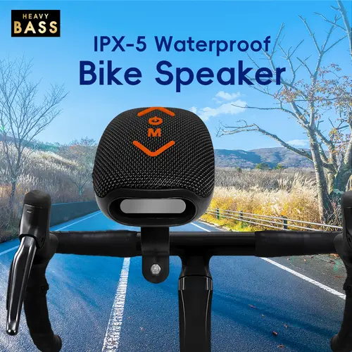 Premium Motorcycle Speakers - Wireless Bluetooth Receiver Speakers, Super Loud High-Powered HIFI Surround Sound Audio Player, Small Lightweight Sport Tech Gift for Adult Men
