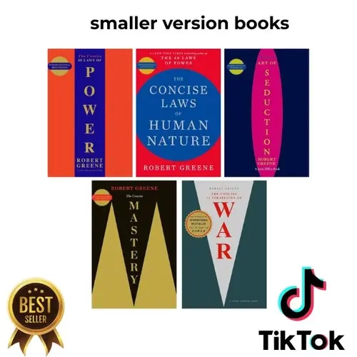Robert Greene Concise 5-Book Set (Independent Collector’s Full Unabridged Editions: 48 Laws Of Power, Laws Of Human Nature, Mastery, Art Of Seduction, 33 Strategies Of War) Books For Humanities & Social Sciences Enthusiasts