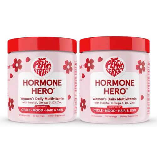 2pk - Hormone Hero Capsules, Peach Perfect