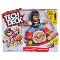 Tech Deck Shred N Blast SK8Board Flywheel Vehicle - Electronic Toy Skateboard