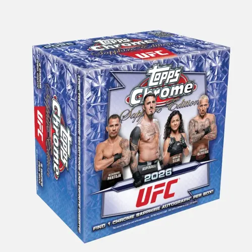 2026 Topps Chrome UFC Sapphire Edition - Hobby Box