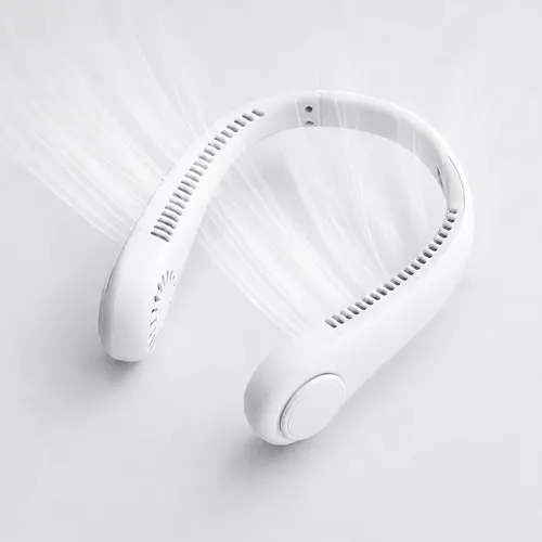 Hands-Free Neck Fan – Portable Wearable Cooling, Lightweight U-Shaped Design for Summer Travel, Outdoor Activities, Office, Commuting & Everyday Comfort,dorm essentials,home essentials