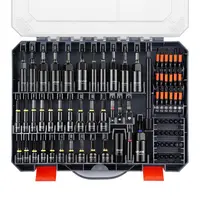 VEVOR 80-Piece Premium Magnetic Impact Multi Nut Driver Set (Metric & SAE Sizes) – High Quality Hardware, Magnetic Ratchet, Metal Tool Bits, Socket Adapters, Wing Nut Tool, Universal Sockets, Quick Release Extension, Fast Bit Access, Storage Box
