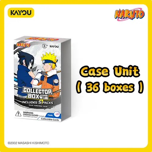 One Sealed Case (36 Boxes)-NARUTO-Smriti Collectible Cards-Chapter Jin-003-NA-Series 3 Collector Box (5 Packs)