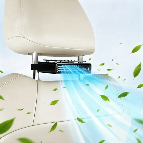 【SummerFinds】JOYTUTUS 2026 Car Seat Fan with Seatback Cooling Airflow for Driver & Back Seat Passengers, 5-speed Quiet Detachable Clip Magic Tape Backseat Wireless Fan for Baby Rear Facing, Headrest Carseat Fan for Infant, Kids & Dogs,car accessories