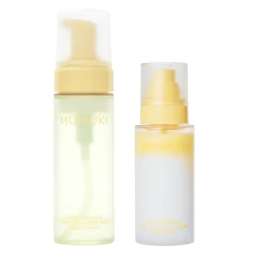 [MUMUKI] Ultra Glow Korean Skincare Duo - Fragrance-Free Retinol + Honey Formula for Adults, Acne-Prone, Dry Skin; Anti-Wrinkle, Deep Hydration, Brightening, Plumping Daily Moisturizing Essentials (Glass Skin Radiance)