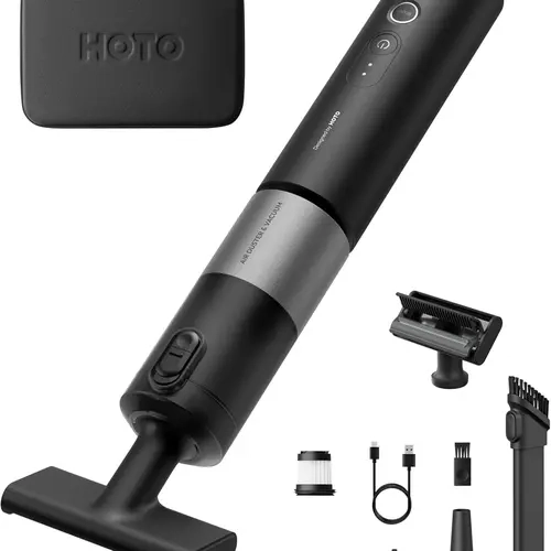 HOTO All-in-1 Cordless Handheld Vacuum Cleaner - Wireless Interior Car Cleaner, 20000Pa Suction, Electric Compressed Air Duster, Cleaning Brush, Attachment Vacuums for Home, Office (Car Detailing Products),toolupgrade