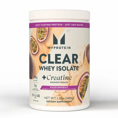 Myprotein Clear Whey Isolate with Creatine, Fitness Support Protein Supplement for Active Lifestyles