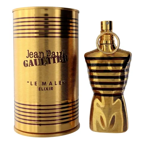 Jean Paul Gaultier Le Male Elixir by JPG, 2.5 oz Parfum Spray for Men Aromatic Luxurious Fragrance