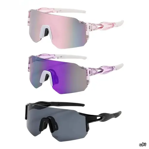 3 Pack Unisex Fashion Sports Sunglasses, Soft Skin-Friendly Rubber Frame With UV400 Protection Lenses, Windproof Close Fit Durable Casual Eyewear For Men Women Cycling Hiking Outdoor Activities