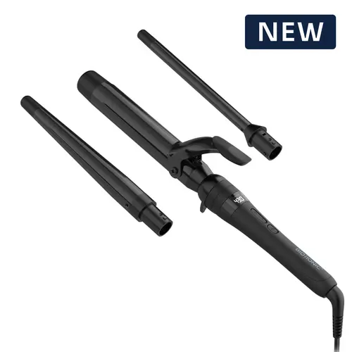 BIO IONIC OFFICIAL: Twist Interchangeable Iron | 3 Interchangeable Barrels with AntiStatic Ion Technology
