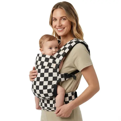 Ergonomic Baby Carrier | Lightweight 7-40lbs Infant to Toddler Carrier with Lumbar Support, Easy to Put On Hands-Free Front Carrier for Newborn