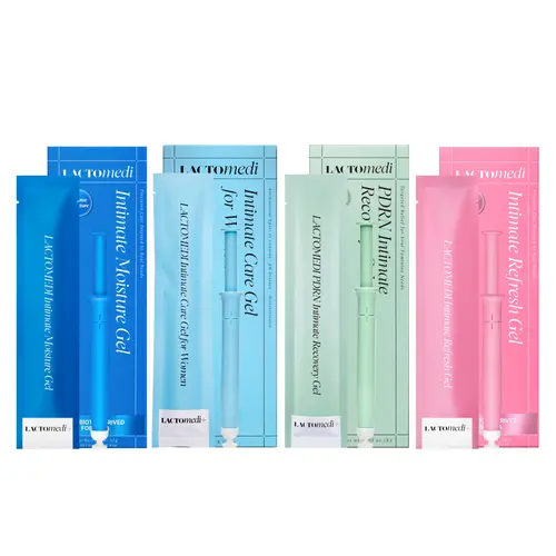 [LACTOMEDI Complete Intimate Gel Care Set | 4-Gel Set | Hydration, Freshness, Elasticity & Daily Intimate Care | 1 Box of Each