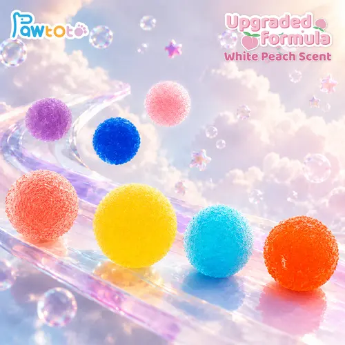 Pawtoto Crystal Mochi Ball  Sensory Toy, Stress Relief Toy, Fidget Toy, Creative Activity Gift for Teens & Adults