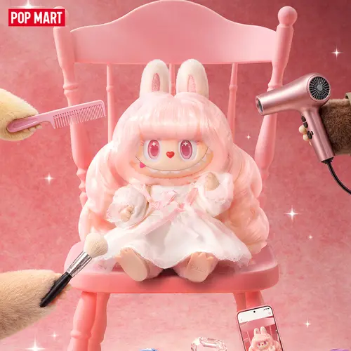 POP MART THE MONSTERS Hair Salon Series - Vinyl Plush Pendant Blind Box LABUBU Fun Toy